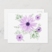 Carte Postale Fleurs d'eau du printemps (Devant / Derrière)