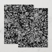 Carte Postale Fleurs décoratives 21 (Devant / Derrière)