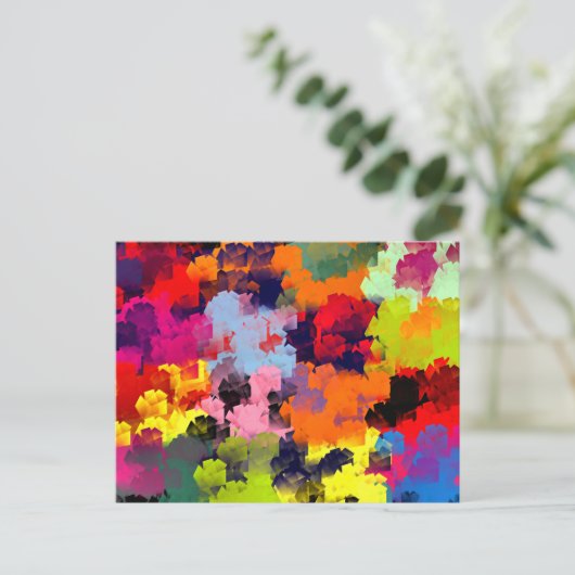 CARTE POSTALE FLEURS D'ÉTÉ (Debout devant)