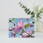 Carte Postale Fleurs d'été (Bruant des arbres) (Debout devant)