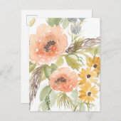 Carte Postale Fleurs d'été Ier (Devant / Derrière)