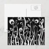 Carte Postale Fleurs d'imaginaire (Devant / Derrière)