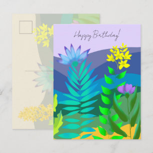 Carte Postale Fleurs du désert