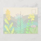 Carte Postale Fleurs du désert (Dos)
