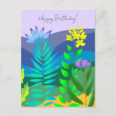 Carte Postale Fleurs du désert (Devant)