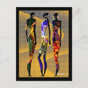 Carte Postale Fleurs du désert africain