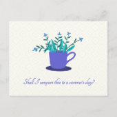 Carte Postale Fleurs du jour d'été (Devant)