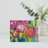 Carte Postale Fleurs du Nouvel An 2023 (Debout devant)