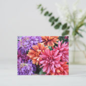 Carte Postale Fleurs éclatantes (Debout devant)