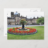 Carte Postale Fleurs En Fleur Devant Les Bains Turcs À Ha (Devant / Derrière)