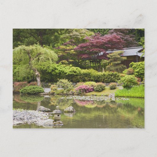 Carte Postale Fleurs en fleurs au Jardin Japonais, (Devant)