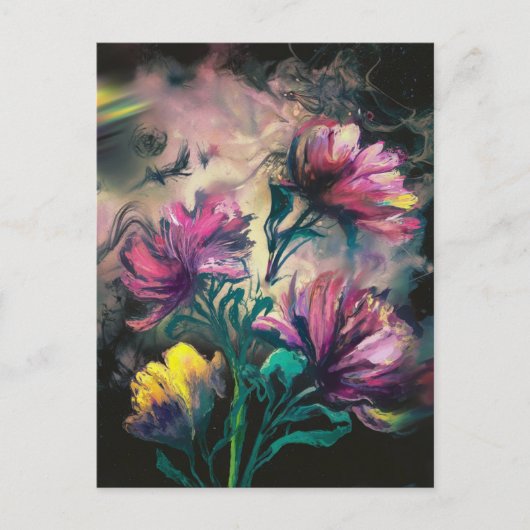 Carte Postale Fleurs épanouies (Devant)