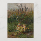 Carte Postale Fleurs estivales du terrain (Devant)