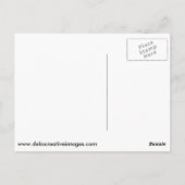 Carte Postale Fleurs et amour (Dos)