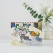Carte Postale Fleurs et bol de fruits | Paul Gauguin (Debout devant)