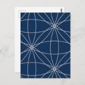 Carte Postale Fleurs et cercles 2 (version 2) (Devant / Derrière)