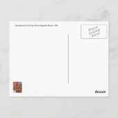 Carte Postale Fleurs et Chats - Art impressionniste - Renoir (Dos)