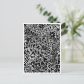 Carte Postale Fleurs et cœurs complexes (Debout devant)