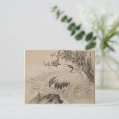 Carte Postale Fleurs et oiseaux - Japonais (période Edo) (Debout devant)