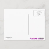 Carte Postale Fleurs et papillon (Dos)