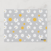 Carte Postale Fleurs et pétales 16 (Dos)