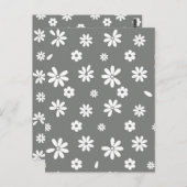 Carte Postale Fleurs et pétales 2 (Devant / Derrière)