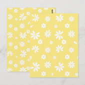 Carte Postale Fleurs et pétales 6 (Devant / Derrière)