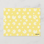 Carte Postale Fleurs et pétales 6 (Dos)