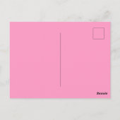 Carte Postale Fleurs Fleuries Rétro Groovy 60s 70s Merci (Dos)