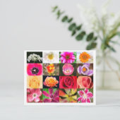 Carte postale Fleurs, Fleurs Partout (Debout devant)