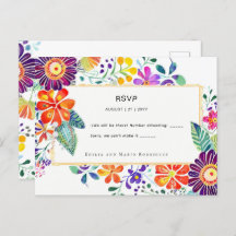 Fleurs Folkart FIESTA RSVP