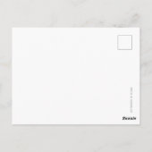 Carte Postale Fleurs fraîches vertes et blanches Joyeux Annivers (Dos)