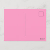 Carte Postale Fleurs Groovy Rétro Florales 60s 70s Merci (Dos)