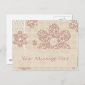 Carte Postale Fleurs Inc (Devant / Derrière)