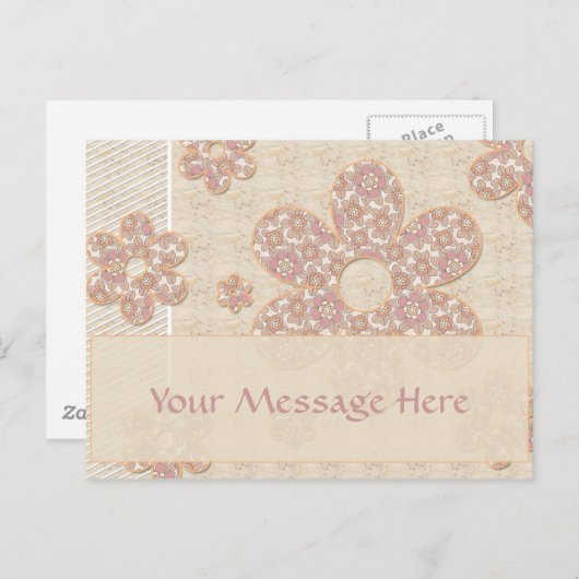 Carte Postale Fleurs Inc (Devant / Derrière)