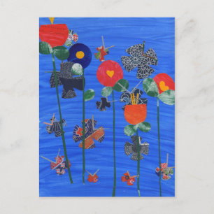 Carte postale Fleurs japonaises