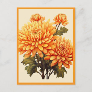 CARTE POSTALE FLEURS JAUNES #1