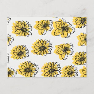 Carte Postale Fleurs Jaunes Fleur Fleur Jaune Fleur De Soleil Fl