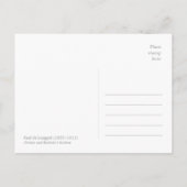 Carte Postale Fleurs jaunes soleil par Paul de Longpre CC1012 (Dos)