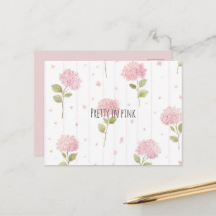 Carte Postale Fleurs jolies en rose
