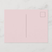 Carte Postale Fleurs jolies en rose (Dos)