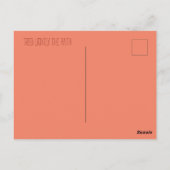 Carte Postale Fleurs Kitsune et Columbine (Dos)