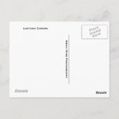 Carte Postale Fleurs Lantana Camara (Dos)