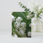 Carte Postale Fleurs Lys Blancs Fleurs Paix Aimer Destiny (Debout devant)