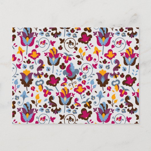 Carte Postale Fleurs magiques (Devant)