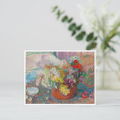 Carte Postale Fleurs, Magnus Enckell (Debout devant)