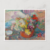 Carte Postale Fleurs, Magnus Enckell (Devant)