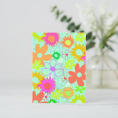 Carte Postale Fleurs mixtes (Debout devant)