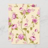 Carte Postale Fleurs Motif 16 (Devant / Derrière)