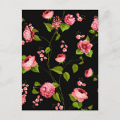 Carte Postale Fleurs Motif 18 (Devant)